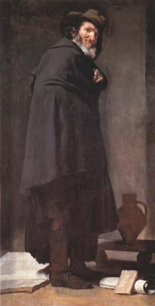 Diego Velazquez Menippus (mk45) Norge oil painting art